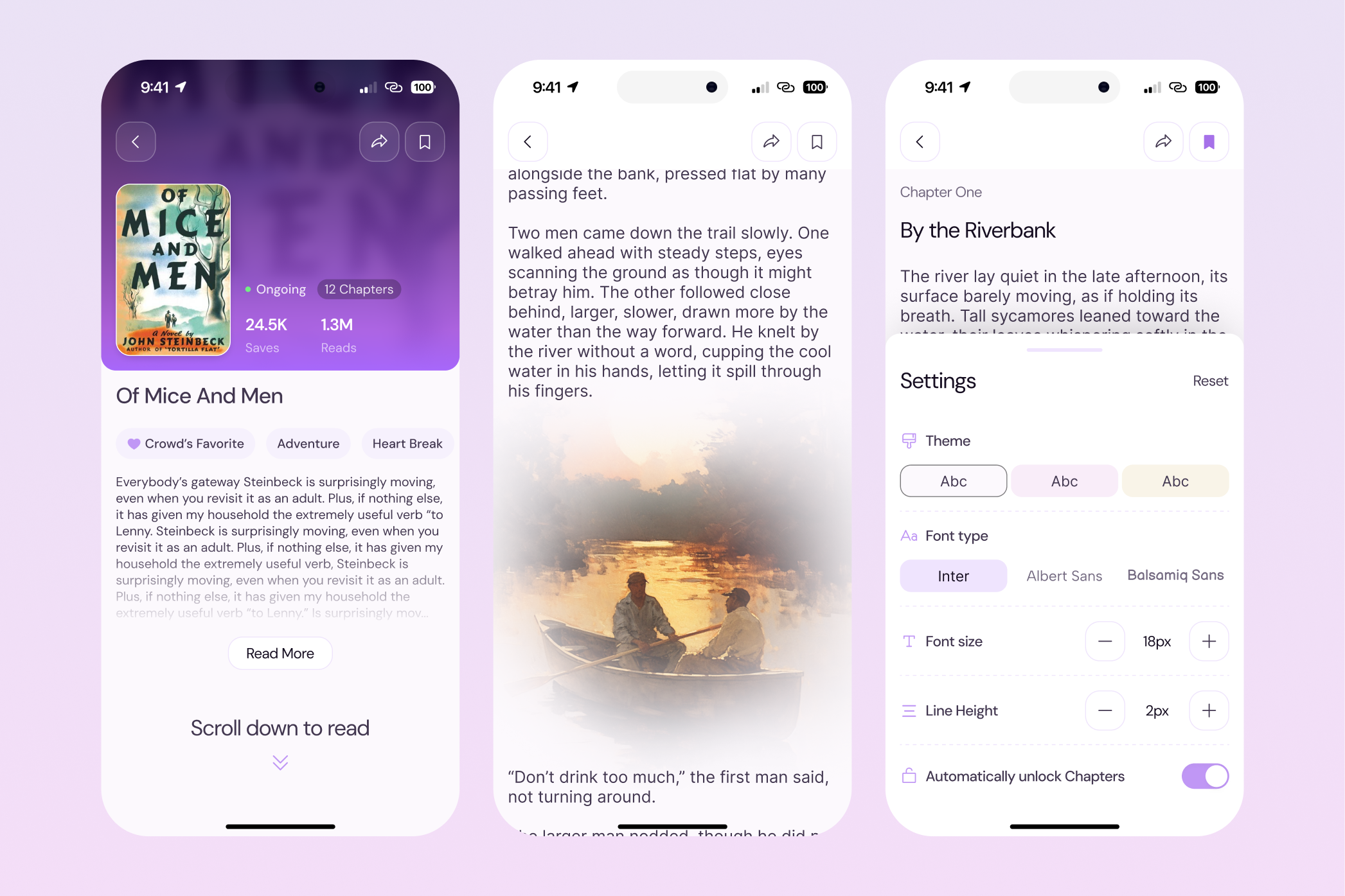 Ember — interface detail