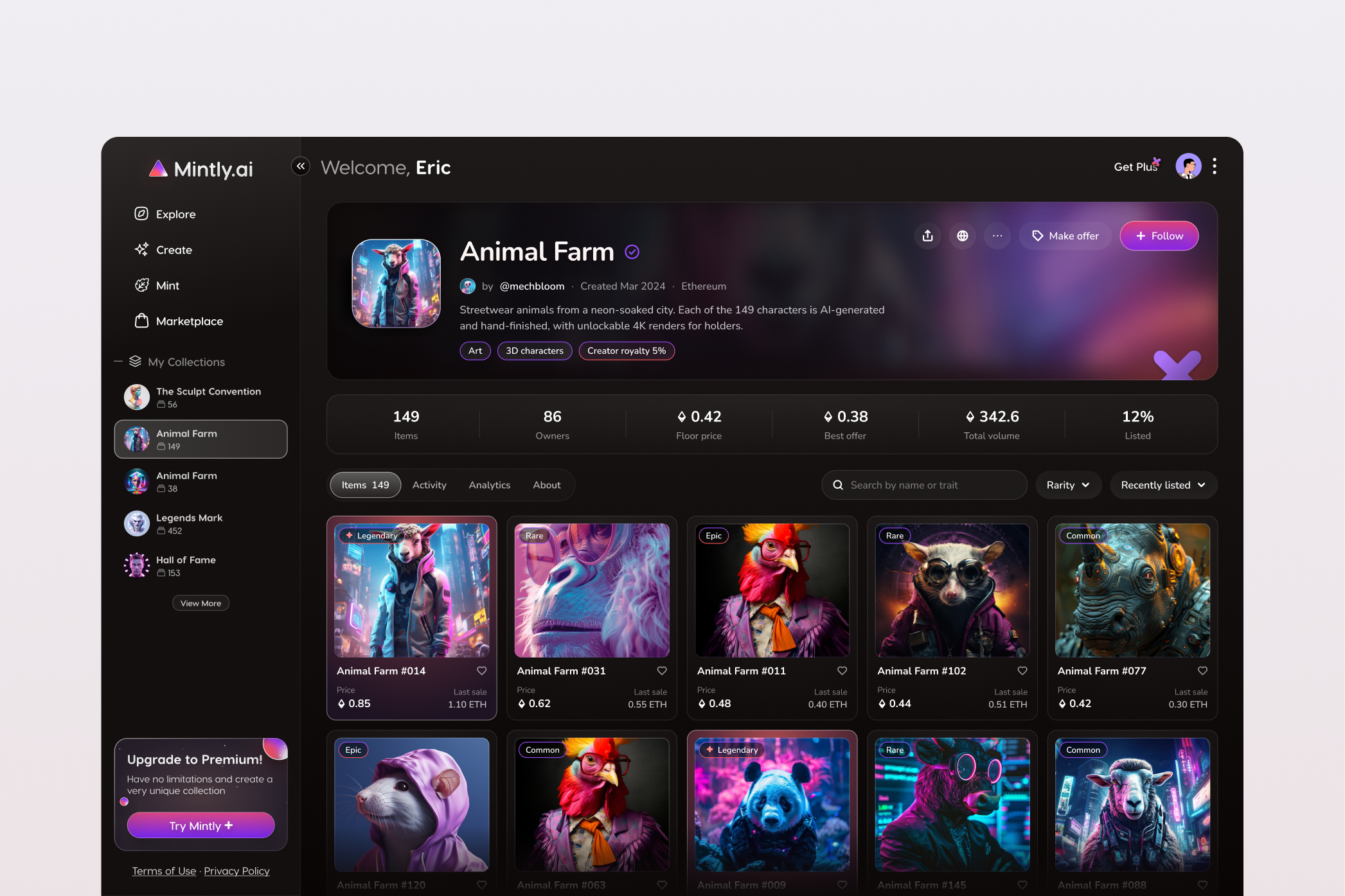 Mintly AI — visual detail