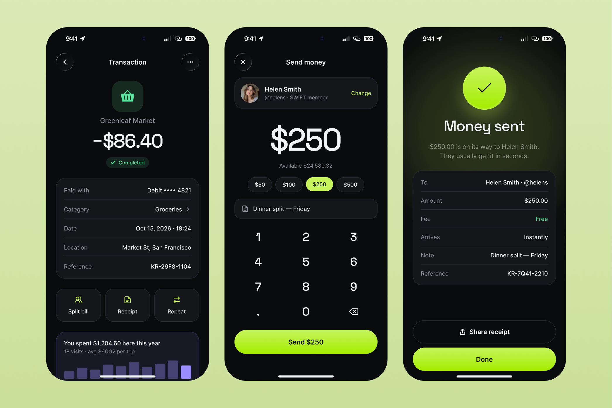 Swift — interface detail