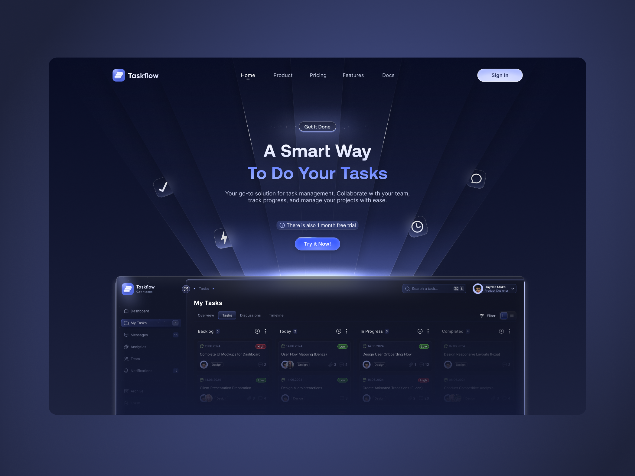 Taskflow project preview